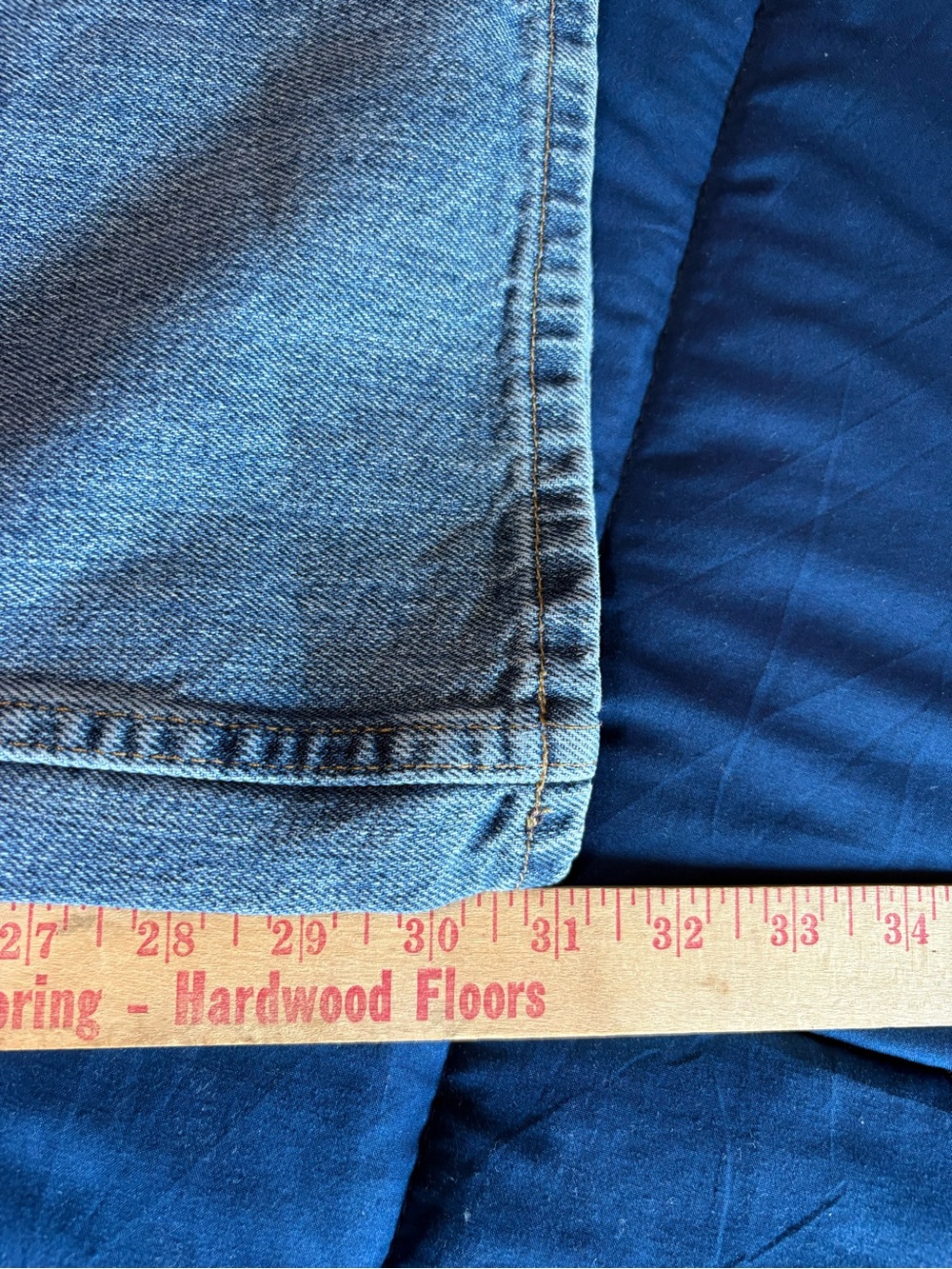 VTG American Eagle Favorite Fit Low Rise Flare Jeans Sz 6 Regular Y2K - Picture 5 of 10